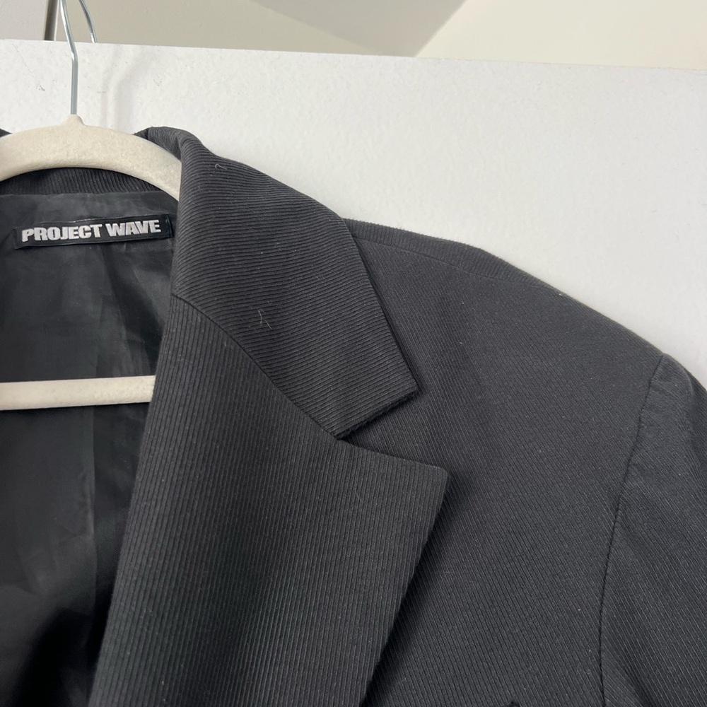 Source Unknown Oversized Black Blazer, cinched wa… - image 4